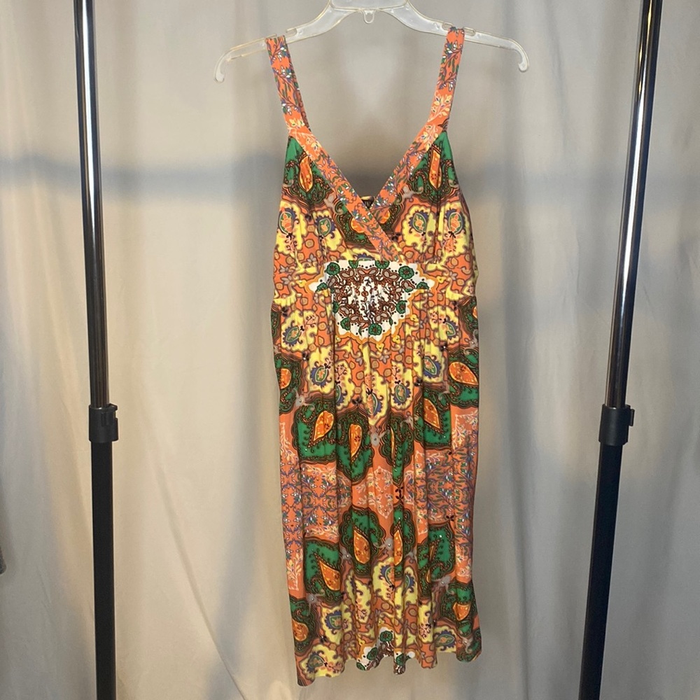 INC International Concepts Paisley Print Midi Dress